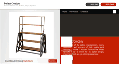 Desktop Screenshot of perfectcreationsindia.com